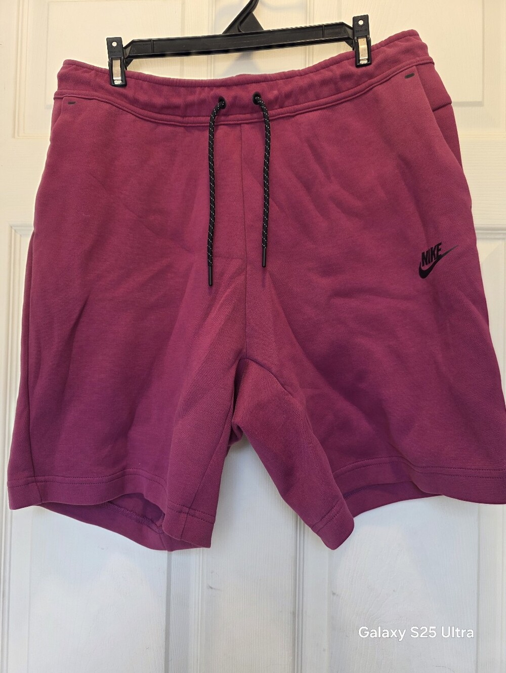 Nike Men’s Pink Fleece Shorts - Comfortable Everyday Wear